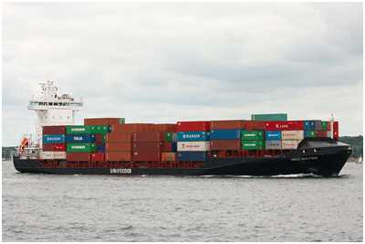 Containerschiff Ines Bolten